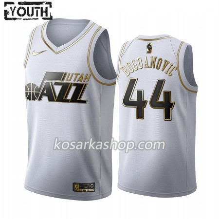 Dres Utah Jazz Bojan Bogdanovic 44 Nike 2019-20 Bijela Golden Edition Swingman - Dječji